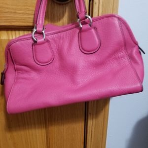Pink coach purse